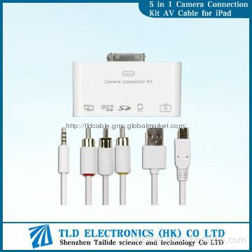 5 in 1 Camera Connection AV Kit for iPad